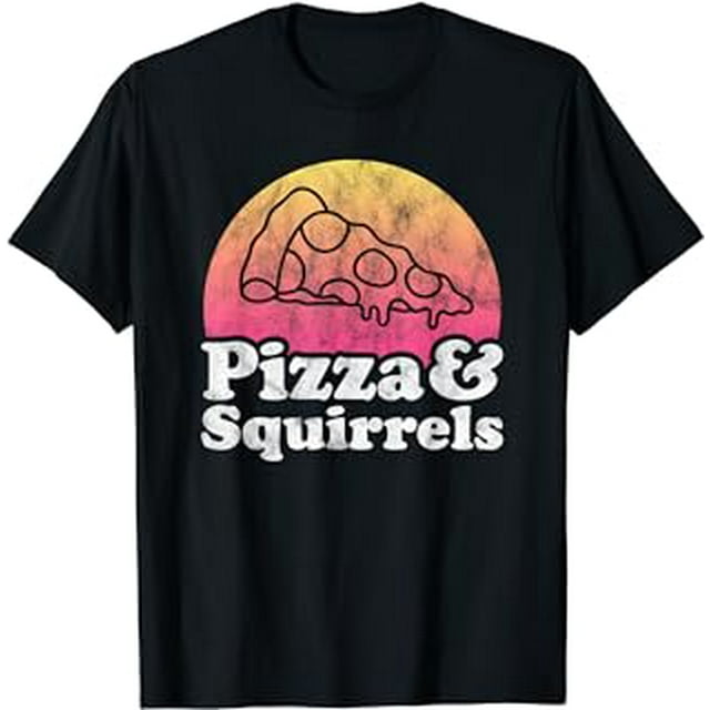 Pizza and Squirrels or Squirrel T-Shirt - Walmart.com