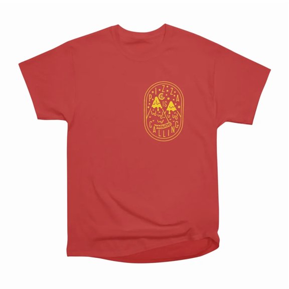 Pizza is Calling T-Shirt Tee Gift For Him Merch For Her Apparel For Friend