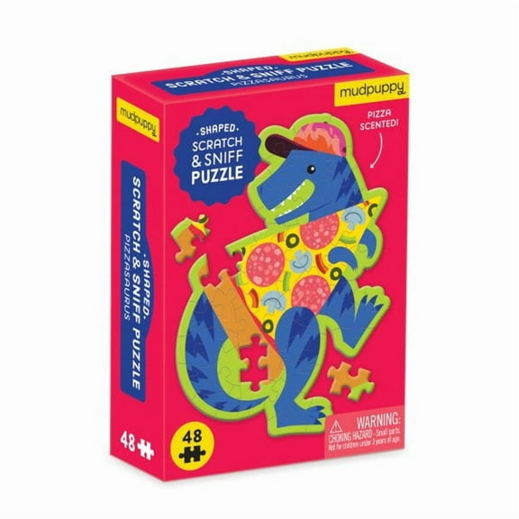 Pizzasaurus 48 Piece Mini Scratch & Sniff Puzzle (Jigsaw)