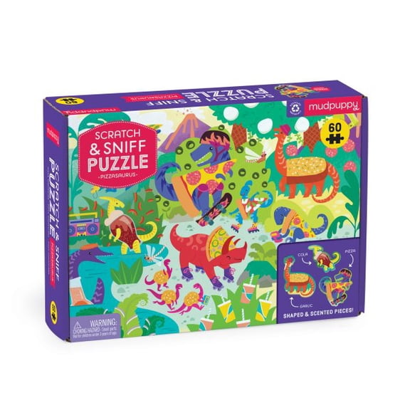 Pizzasaurus 60 Piece Scratch & Sniff Puzzle (Other)
