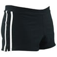 thumbnail image 1 of Pizzazz 1400 -BLKWHT-AXL 1400 Adult Spirit Stripe Short, Black with White - Extra Large, 1 of 4