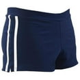 thumbnail image 1 of Pizzazz 1400 -NAVWHT-2XL 1400 Adult Spirit Stripe Short, Navy with White - 2XL, 1 of 4