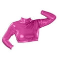thumbnail image 1 of (Price/each)Pizzazz 7500M Youth Metallic Crop Top-FUC-YS, 1 of 4