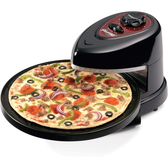 Pizzazz Plus Rotating Oven, Black