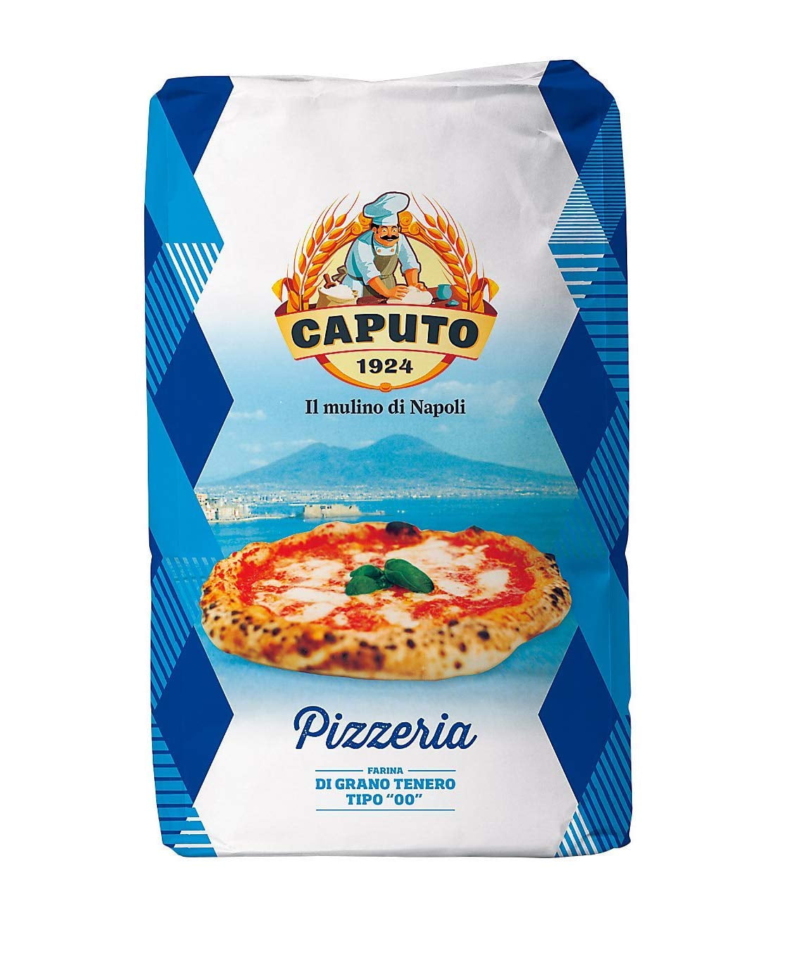 Pizzeria Flour 55 LB Blue Bulk Bag Italian Double Zero 00 All