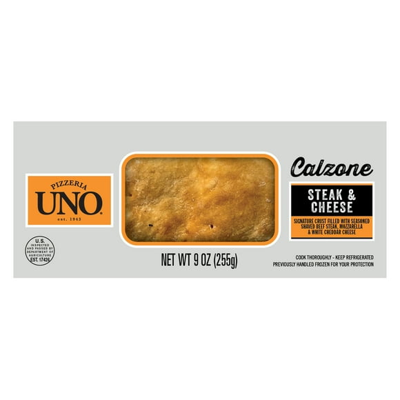 Pizzeria Uno 9oz Steak & Cheese Calzone, Fresh