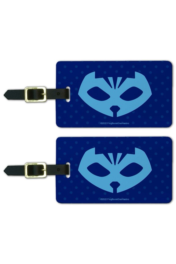 Pj Masks Catboy Logo Luggage ID Tags Set of 2