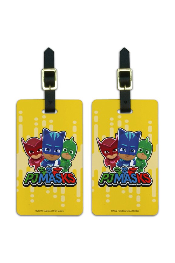 Pj Masks Group Luggage ID Tags Set of 2