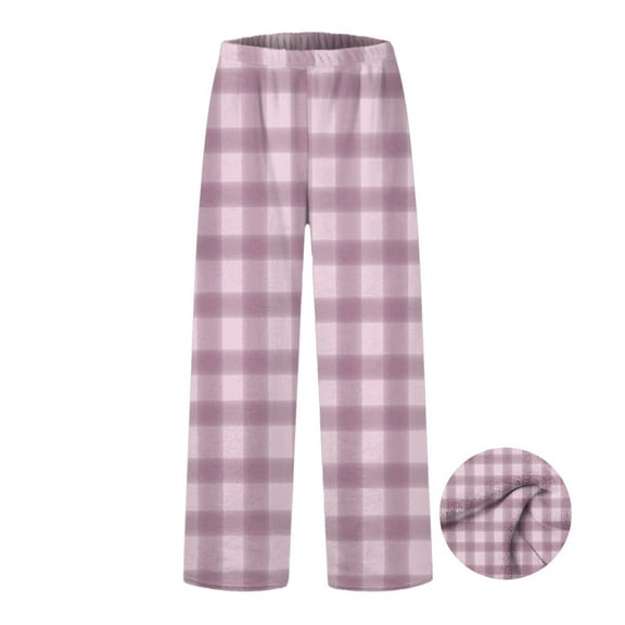 Pj Pants for Women Plaid Flannel Pants Comfortable Lounge Wear Bottoms for Women Cute Fall Pajamas Womens Sleepwear