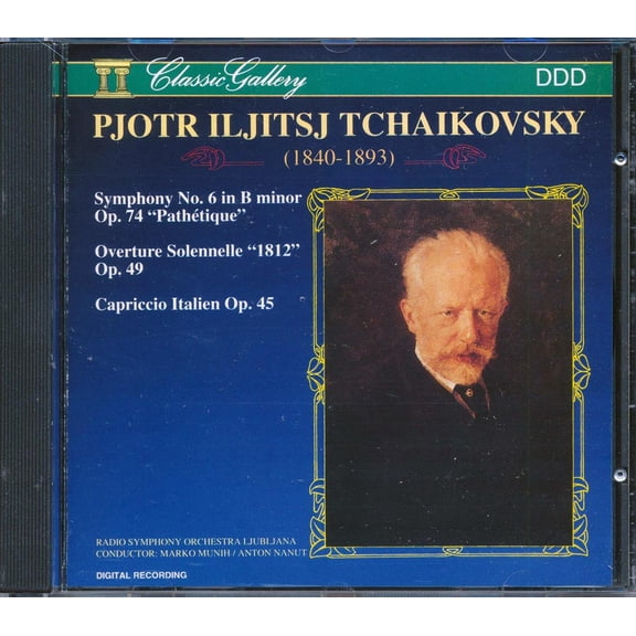 Pjotr Iljitsj Tchaikovsky - Symphony No.6 , Overture Solennelle 1812, Capriccio Italien - CD