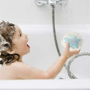 Pjtewawe Bath Bathing Accessories Cute Cartoon Bath Sponge With Rich Foam For Comfortable Back Scrubbing
