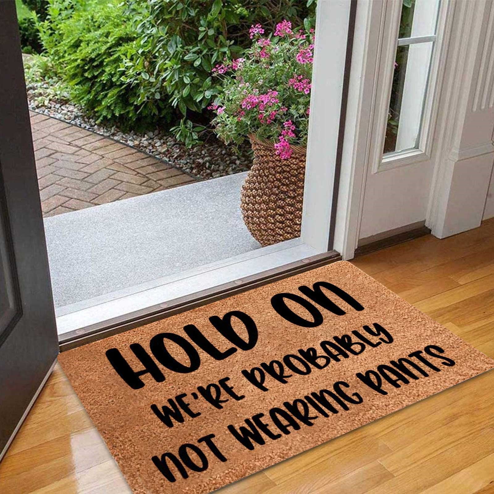 Funny Welcome Mats Outdoor, Front Door Mat for Outside Entry, Doormat  Outdoor/Indoor Entrance, Front Porch Decor 40 * 60cm