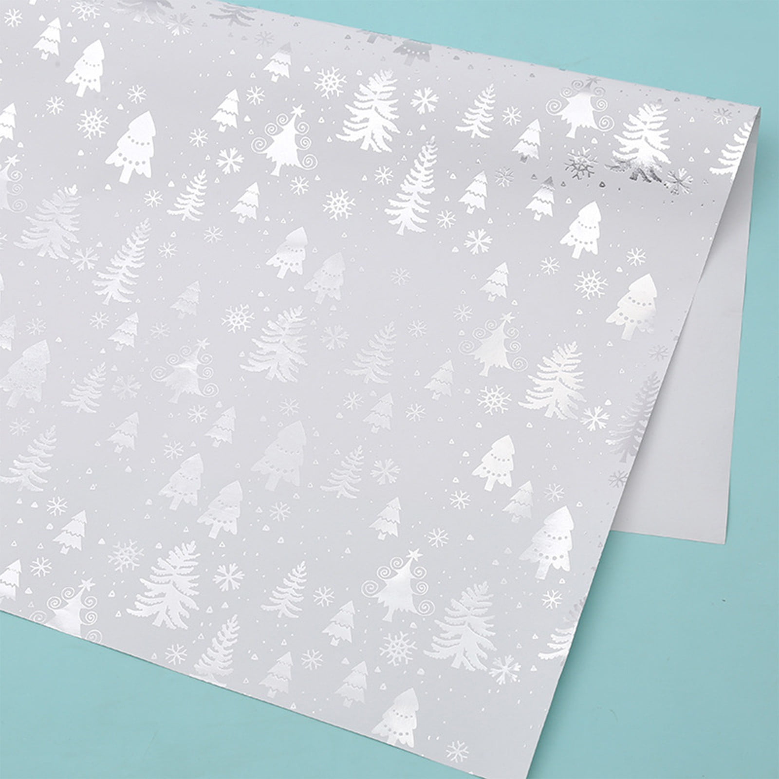 Pjtewawe Christmas Decorations Gift Wrapping Paper 1PC DIY Christmas  Wrapping Paper Holiday Gifts Wrapping Truck Plaid Snowflake Green Tree  Christmas Design Snowflake Wrapping Paper 