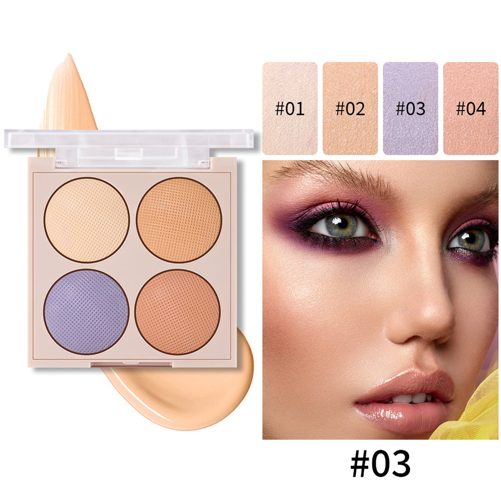 Pjtewawe Concealer Face Makeup Foundation For Dry Skin Full Coverage