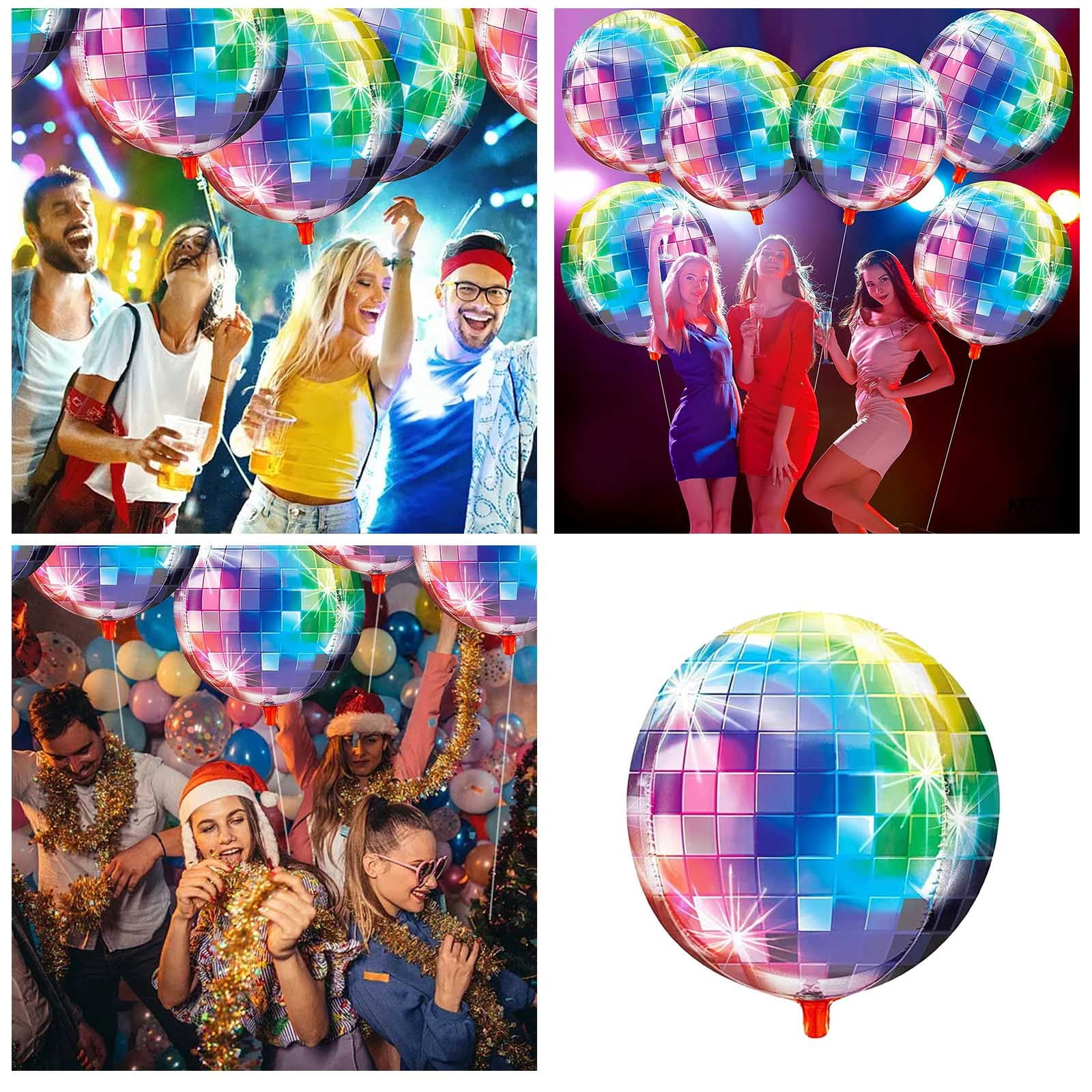 Pjtewawe Large 55.88Cm Disco Ball Balloons Disco Party Decorations