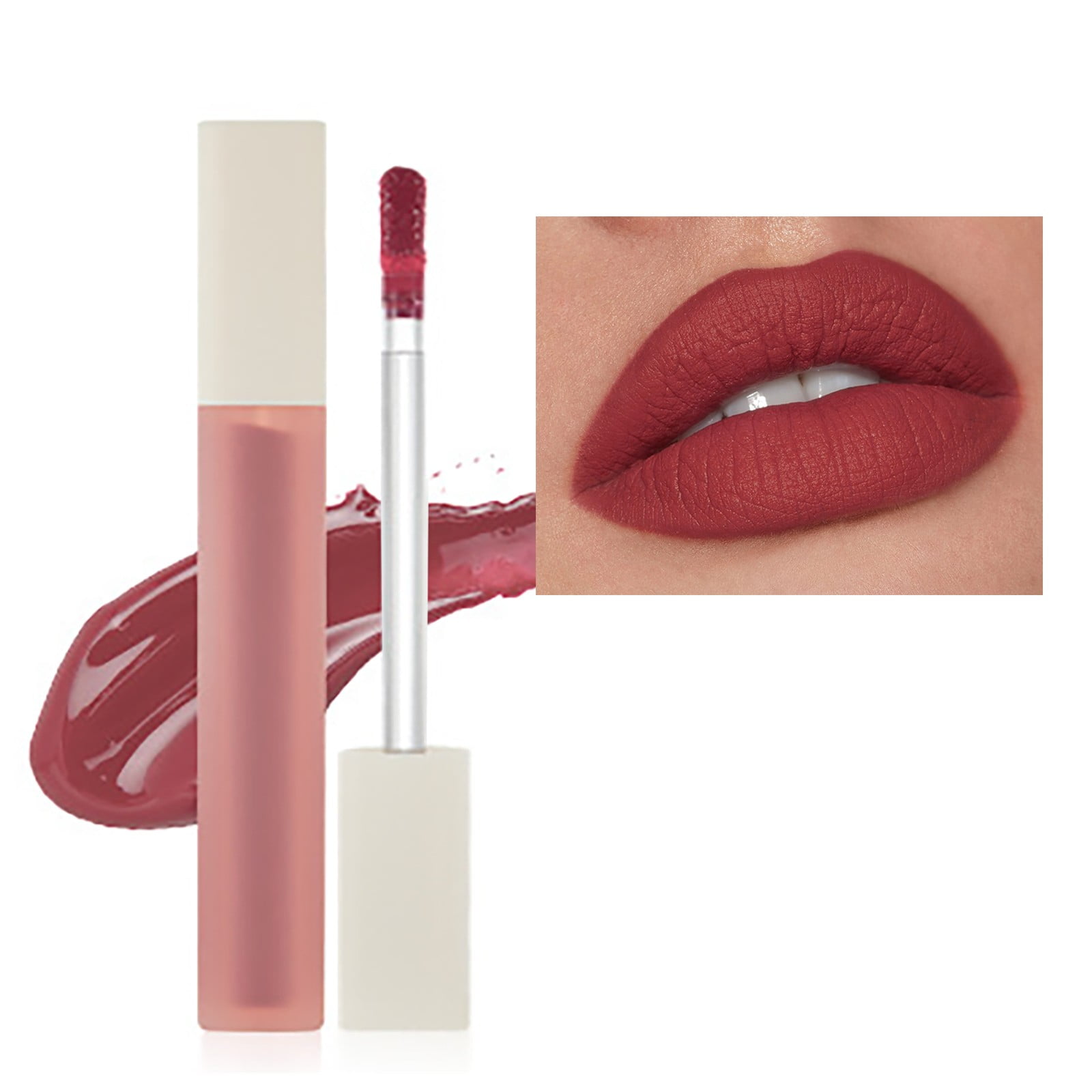 Pjtewawe Lip Glosses Blursome Velvet Lip Tint Cherry Lip Stain Long