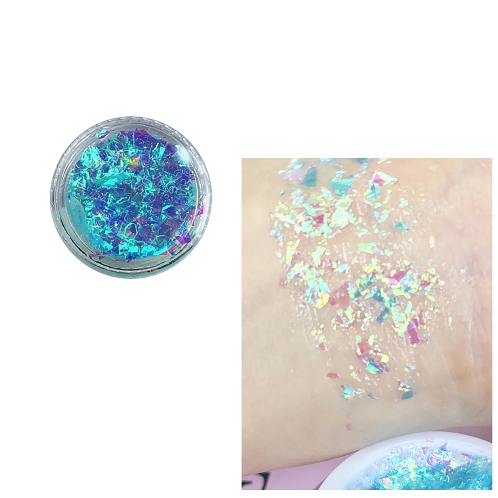 Mortilo Body Paints for Adults Body Glitter Concerts Music Festival Rave Accessories Face Glitter Gel Sequins Glitter Face Paint Glitter for Eye Lip Hair