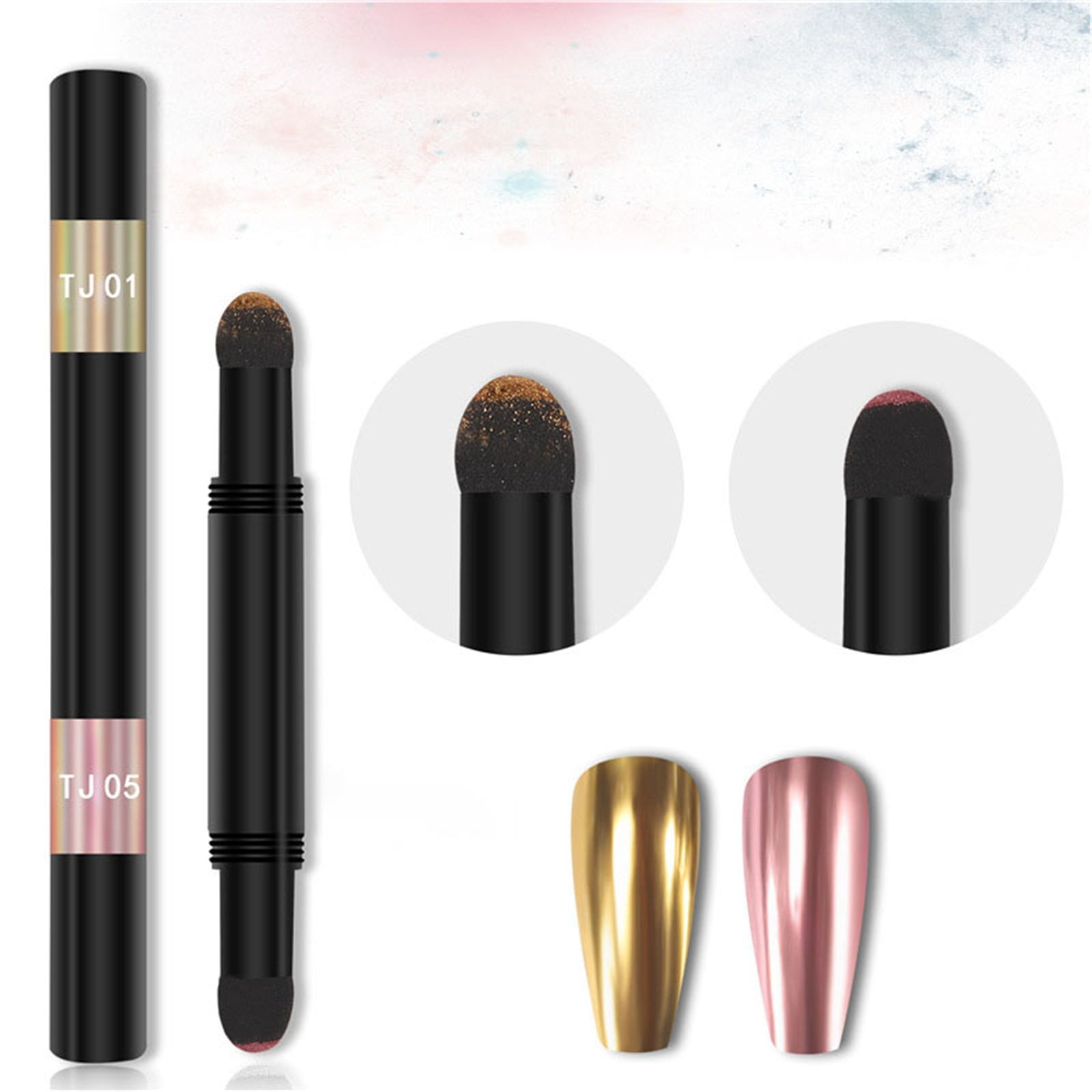 Pjtewawe Nail Pen Double Headed Nail Powder For Nails Air Cushion Nail