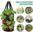 Pjtewawe Seed Starter Tray Bag Strawberry Container FeltCloth Hanging