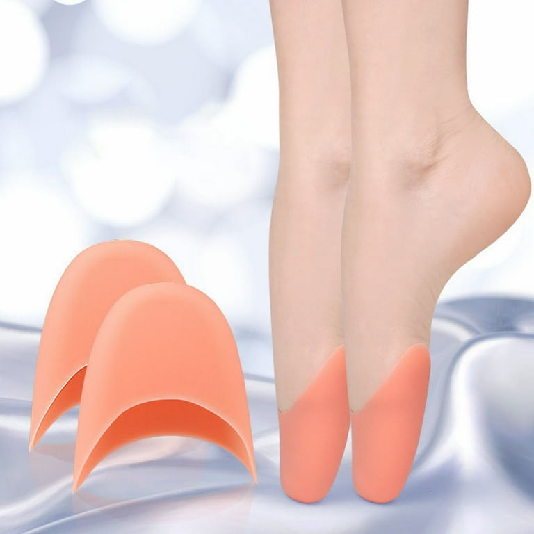 Pjtewawe foot masks 1 pair toe protectors pointe shoes protectors ballet dance shoe toe pads toe covers toe protectors white 1 pair or skin color