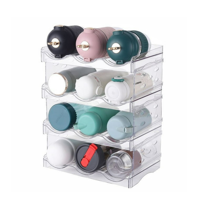 Pjtewawe rack water bottle organizer water bottle organizer for