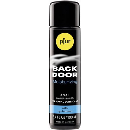 pjur Back Door Water-Based Personal Lubricant | Long-Lasting Glide | Gentle Formula for Sensitive Skin | Toy-Compatible | 100ml / 3.4 fl oz
