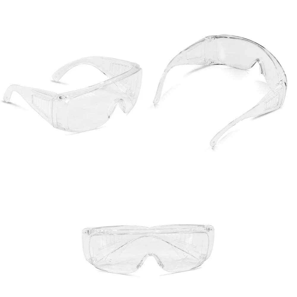 (Pk-2) Mfactory Safety Goggles / Glasses Chemical Lab Work Anti Fog Clear