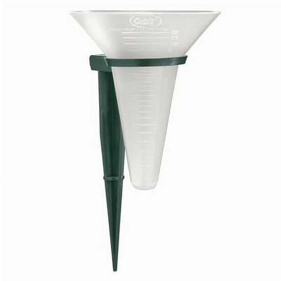 Pk of 12 Orbit Sprinkler Rain Catch Cups, Water Conservation Catching Cans 26250