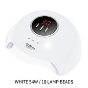Pkeoh 54W LED Nail Gel Curing Lamp Light Nail Gel Polish Dryer Nail Art Machine