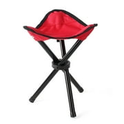 Pkeoh Camping Camping Essentials Folding Stool Portable Beach Tripod Seat Chair Outdoor Camping Picnic Slacker