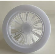 Pkeoh Fan Light Ceiling Fan With Lights Enclosed Low Fan Light Ceiling Light With Fan Hidden Electric Fan Delier With Remote Control