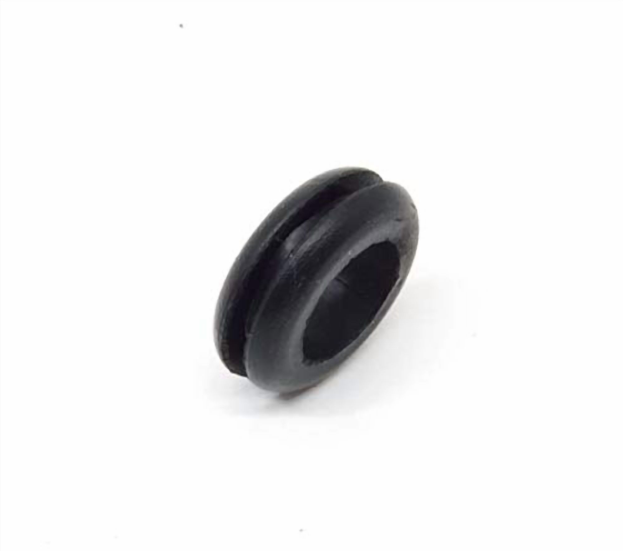 Pkg of 24 - Black Buna-N Rubber Push-in Mil-Spec Grommet - Inner Diameter 1/2", Outer Diameter 1 1/16", Fits Panel Hole 13/16", Fits Panel Thickness 1/4"