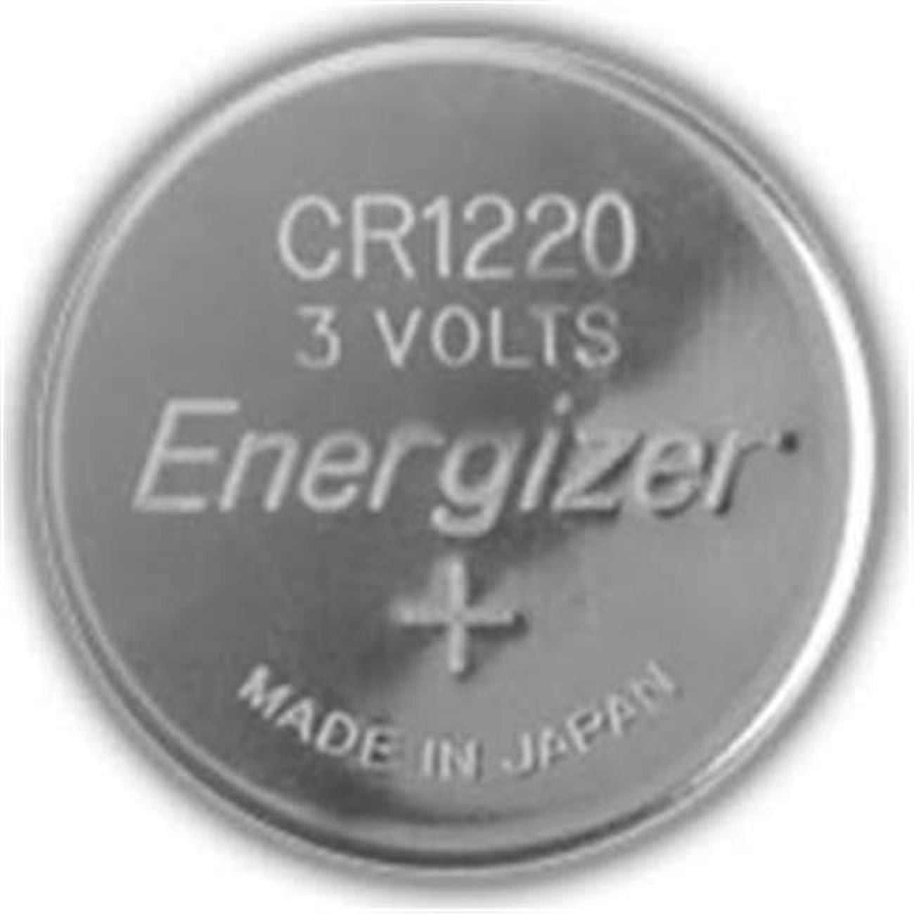Lot de 4 piles bouton Eunicell lithium CR1220 / CR-1220 / CR 1220