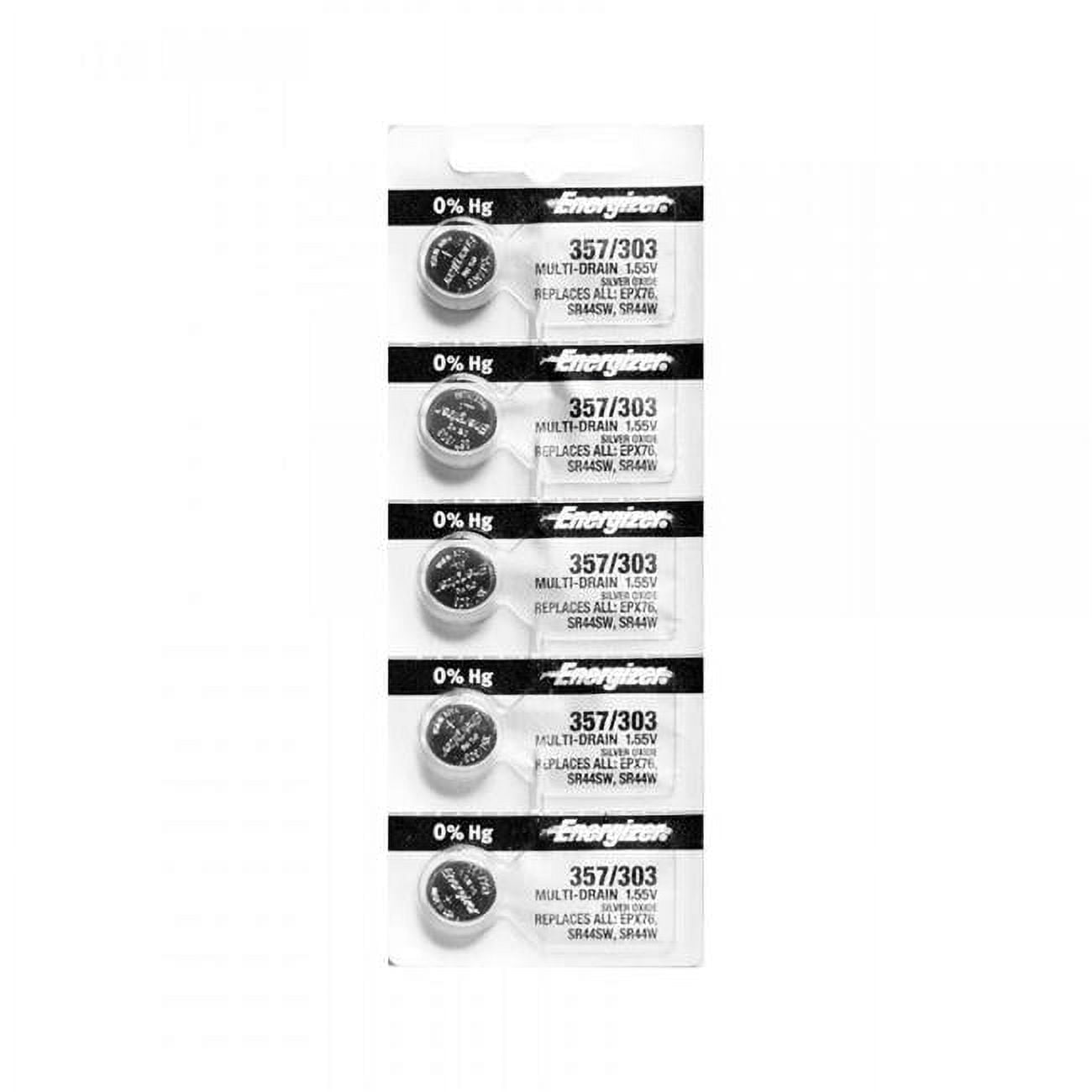 Energizer 7-303EN E357 & 303 Epx76 S44W Watch Battery