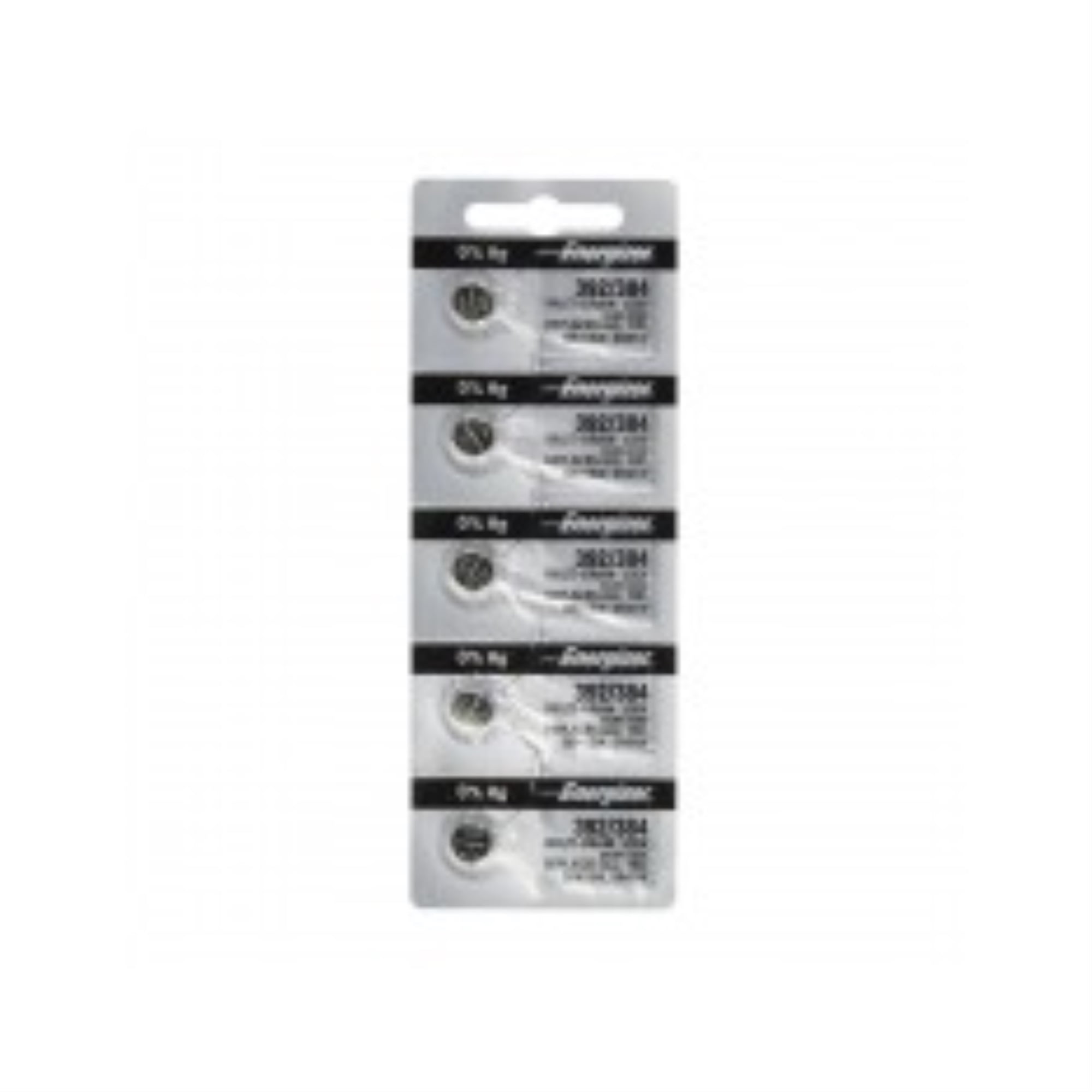 Pkg/(5) Type 384/392 Energizer Watch Batteries Tear Strip QWB384 ...