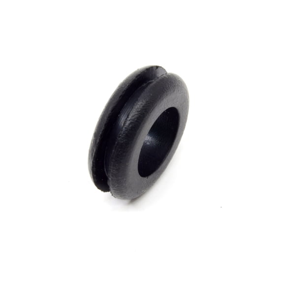 Pkg of 50 - Black SBR Rubber Push-in Grommet - Inner Diameter 5/8", Outer Diameter 1 1/8", Fits Panel Hole 7/8", Fits Panel Thickness 1/8"