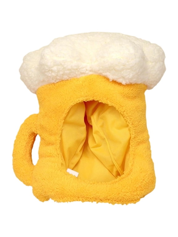 Beer Cup Shaped Hat, Novelty Oktoberfest Headwear, One Size for Adults