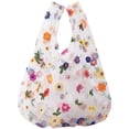 thumbnail image 1 of Pkhoxwe Embroidery Flower Handbag Transparent Mesh Shopping Bag Beach Mesh Tote Bag for Women, 1 of 7
