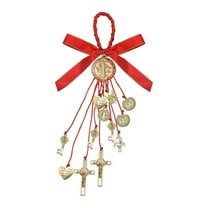 Pkjas Saint Benedict Medal Protection | Virgin Mary | San JudasTadeo | Blessing Charm San Benito Medalla Gift for Men or Women