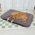 thumbnail image 1 of Pklyzj Dog Crate Bed Waterproof Deluxe Plush Dog Beds with Removable Washable Cover Anti-Slip Bottom Pet Sleeping Mattress for Small Dogs 17.71x13.77in, 1 of 6