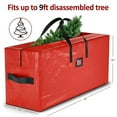 thumbnail image 1 of Pklyzj Heavy Duty Christmas Tree Storage Bag 9 Ft - Waterproof Christmas Tree Bag- Tree Bags For Storage - Xmas Tree Storage Bag Holds 9 Ft Christmas Tree Bag For All Year Round Christmas Storage, 1 of 6