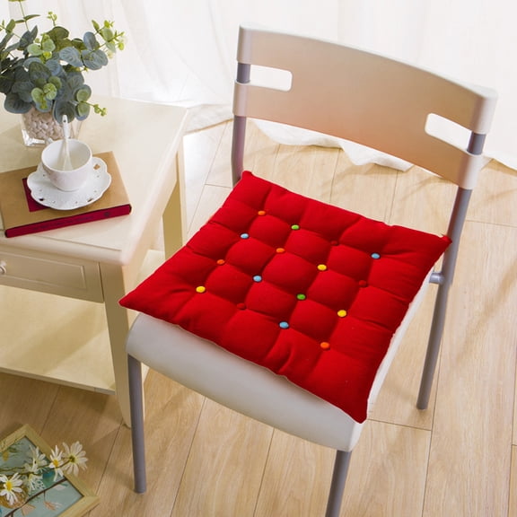 Pklyzj Indoor/Outdoor Chair Cushions Seat Solid Chair Cushion Super Soft Comfortable And Breathable Seat Cushion Easy To Carry Suitable For Kitchen Dining Room Living Room Bedroom Summer Savings Clea