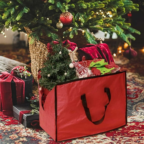Pklyzj Kitchen Gadgets Christmas Tree Decorative Lights Zipper Bag Storage Bag Christmas Tree Storage Bag Design Festival Wreath Storage Bag on Clearance