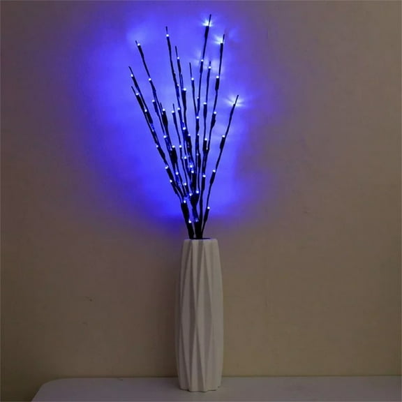 Pklyzj LED Branch Lights Battery Powered,Warm White Lighted Twig Branches Decorative Lights Floral Twig Lighted Branch for Home Holiday Christmas Decoration 27in