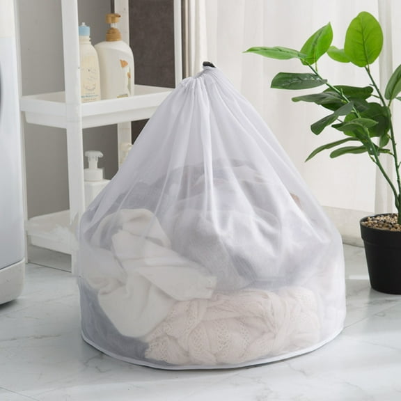 Pklyzj Mesh Laundry Bags Washing Machine Mesh Wash Bags Large for Delicates Clothes,Bed Linen,Toys with Drawstring Closure Sturdy
