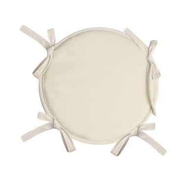 Pklyzj Outdoor Cushions 1 Pcs Round Bar Stool Cushions for Kitchen Dining 12/15 Inch Seat Cushion with Ties Non Slip Cushions Seat Pad for Living Room, Dining Room, Office Car Pillow