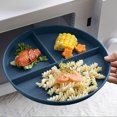thumbnail image 1 of Pklyzj Spring Savings Divided Plates For Kids Adults Compartment Plates Lightweight Reusable Dinnerware Portion Plastic Plates on Clearance, 1 of 6