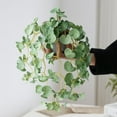 thumbnail image 1 of Pklyzj Summer Savigns Clearance The Simulation Hydrocotyle Vulgaris Pot Home Living Room Decoration Hanging Potted Fresh Small Green Plants Fake Plants Home Essential, 1 of 6