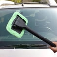 thumbnail image 1 of Pklyzj Windshield Cleaning Tool Windshield Cleaning Wand Auto Window Cleaner,3 Pieces Reusable Cloth Pads for Car Interior, Dirty Car Washing Brushes, 1 of 7