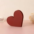 thumbnail image 1 of Pklyzj Wooden Hearts Valentines Day Decorations Indoor, Wood Heart Blocks Tiered Tray Decor Set of 4, Red Valentine Decoration for Home Party Office Shelf Door, 1 of 5